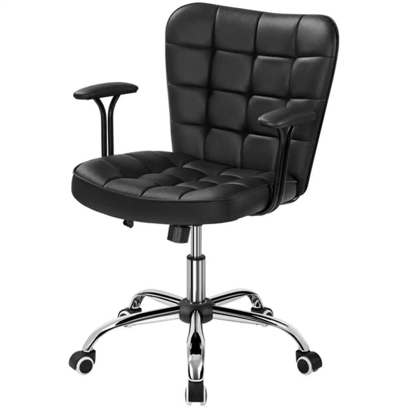 Yaheetech PU Leather Office Chair Computer Chair PU Leather Office Chair Computer Chair