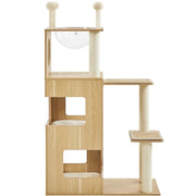 Yaheetech 53" Tall Wooden Cat Tree Tower 53" Tall Wooden Cat Tree Tower