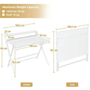 Yaheetech Foldable Computer Desk Foldable Computer Desk