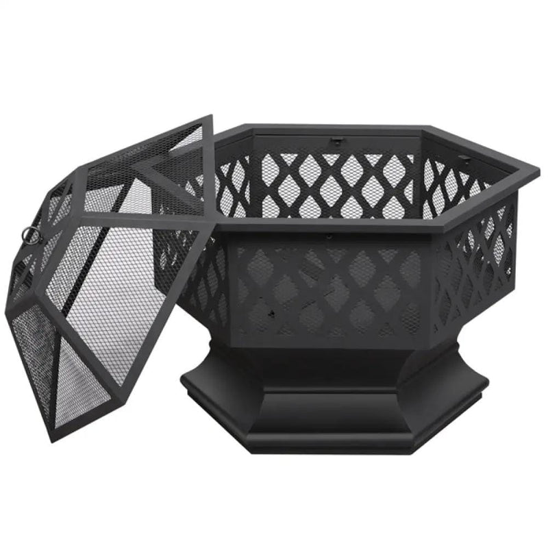 Yaheetech 24in Heavy Duty Fire Pit 24in Heavy Duty Fire Pit