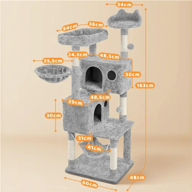 Yaheetech Multi-level Cat Tree Large Cat Tower Multi-level Cat Tree Large Cat Tower