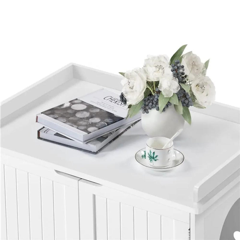 Yaheetech Pet Litter Box Wooden Storage Bench Pet Litter Box Wooden Storage Bench