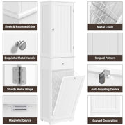 Yaheetech Laundry Hamper with Shelves Laundry Hamper with Shelves