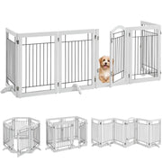Yaheetech 6-Panel Pet Puppy Safety Fence with 3 Support Feet 6-Panel Pet Puppy Safety Fence with 3 Support Feet