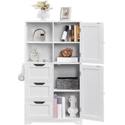 Yaheetech Freestanding Floor Cabinet Bathroom Storage Freestanding Floor Cabinet Bathroom Storage