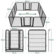 Yaheetech 12 Panels Dog Playpen Pet Pen 12 Panels Dog Playpen Pet Pen