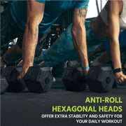 Yaheetech 2x6kg Hexagon Dumbbells Set 2x6kg Hexagon Dumbbells Set