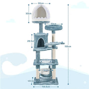 Yaheetech Multi-Level Ocean-themed Cat Tree Cat Tower Multi-Level Ocean-themed Cat Tree Cat Tower