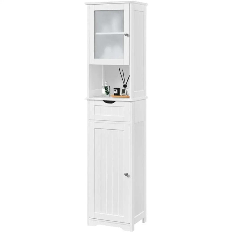 Yaheetech Freestanding Storage Cabinet with Door Freestanding Storage Cabinet with Door