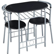 Yaheetech Modern Round Dining Table Set for 2 Dining Chairs Modern Round Dining Table Set for 2 Dining Chairs