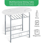 Yaheetech Modern Dining Set 1X Table + 2 Chairs Modern Dining Set 1X Table + 2 Chairs