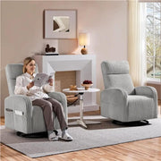 Yaheetech 360-Degree Swiveling Nursing Glider Chair Rocking Chair 360-Degree Swiveling Nursing Glider Chair Rocking Chair