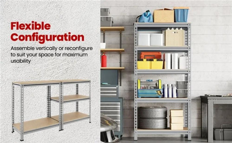 Yaheetech Boltless Assembly Garage Shelves Storage Organizer Boltless Assembly Garage Shelves Storage Organizer