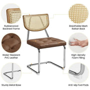 Yaheetech 4PCS Mid-Century Modern Dining Chairs 4PCS Mid-Century Modern Dining Chairs