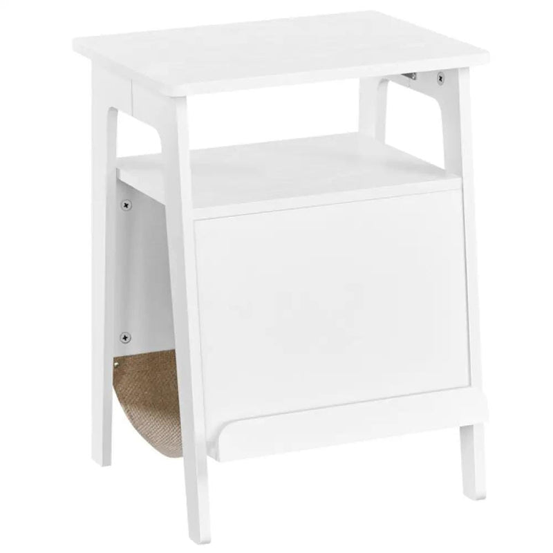 Yaheetech End Table with Cat Bed Side Table End Table with Cat Bed Side Table