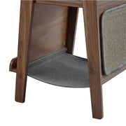 Yaheetech Side Table with Cat House & Scratching Board Side Table with Cat House & Scratching Board