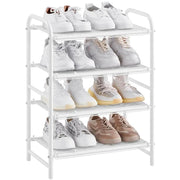 Yaheetech 4 Tier Iron Shoe Rack Organiser 4 Tier Iron Shoe Rack Organiser
