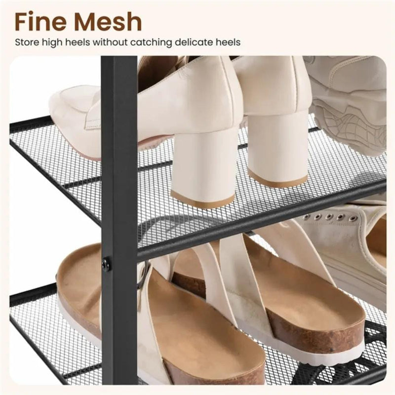 Yaheetech 10-Tier Iron Shoe Rack Organizer 10-Tier Iron Shoe Rack Organizer