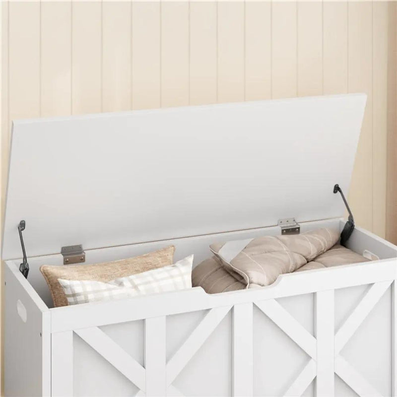 Yaheetech Wooden Storage Chest Storage Bench Wooden Storage Chest Storage Bench