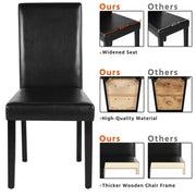 Yaheetech 6pcs Faux Leather Dining Chair 6pcs Faux Leather Dining Chair