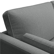 Fabric Upholstered Sofa 2 Seater Couch with Tufted Single Seat Cushion – view 6