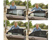 4pcs/set Car Front & Rear Side Window Sun Shade Cover Visor Mesh Shield Sunshade – view 2