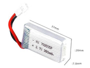dealonline.co.nz dealonlinenz 3.7V 380mAh Li-Po Rechargeable Battery for Drone 3.7V 380mAh LiPo Drone Battery for Toy Drones