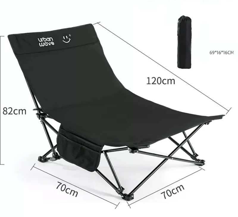 ECOTREK Chair Portable Folding Beach Chair – Enhanced Size & Comfort URB10326 Portable Folding Beach Chair – Enhanced Size & Comfort URB10326