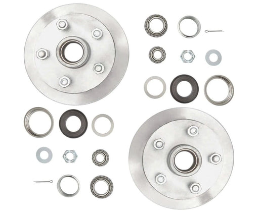 Trojan Hub Kit 5x4.5 SS Disc Braked 1500kg for Duratorque and NZ Beam Axle Trailers Reliable Braking – view 2