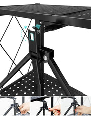 salelink.co.nz Unbranded Folding Shelving Rack Black 5-Tier Folding Shelving Rack Black 5-Tier | Action Outdoors NZ