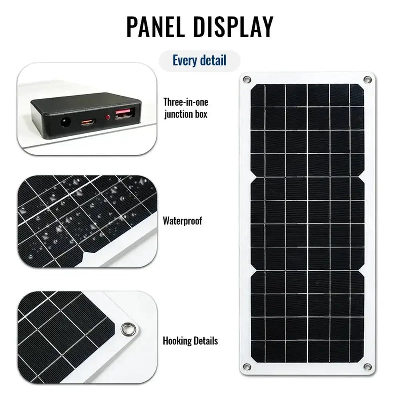 Habicare SS 150W Solar Panel Kit with LCD Controller 150W Solar Panel Kit with LCD Controller