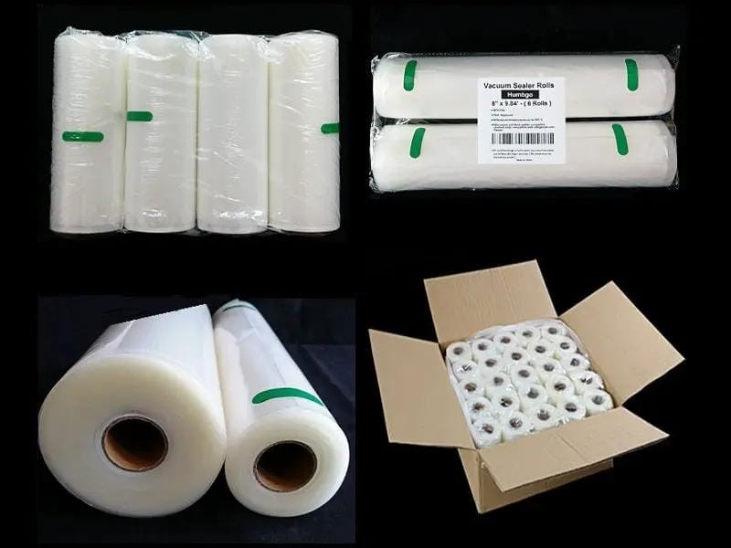 dealonline.co.nz dealonlinenz (2 Roll) 20*500cm Vacuum Sealer Bag Roll Two Rolls Vacuum Sealer Bags 20x500cm For Food Storage