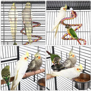 Yaheetech H68.5'' Play Top Parrot Cage Metal Rolling Bird Cage H68.5'' Play Top Parrot Cage Metal Rolling Bird Cage