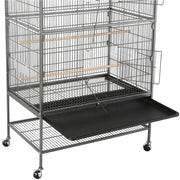 Yaheetech 52″ H Large Parrot Cage Rolling Metal Bird Cage 52″ H Large Parrot Cage Rolling Metal Bird Cage