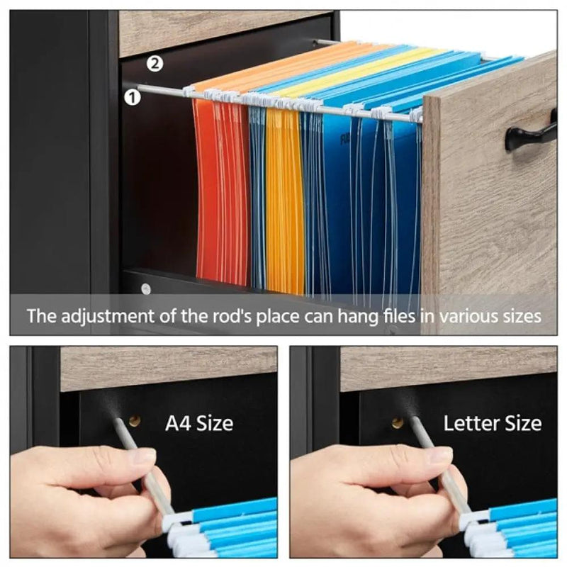 Yaheetech Mobile Office File Cabinet Mobile Office File Cabinet