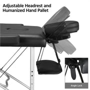 Yaheetech Adjustable Massage Bed Folding Salon Bed Massage Couch Adjustable Massage Bed Folding Salon Bed Massage Couch