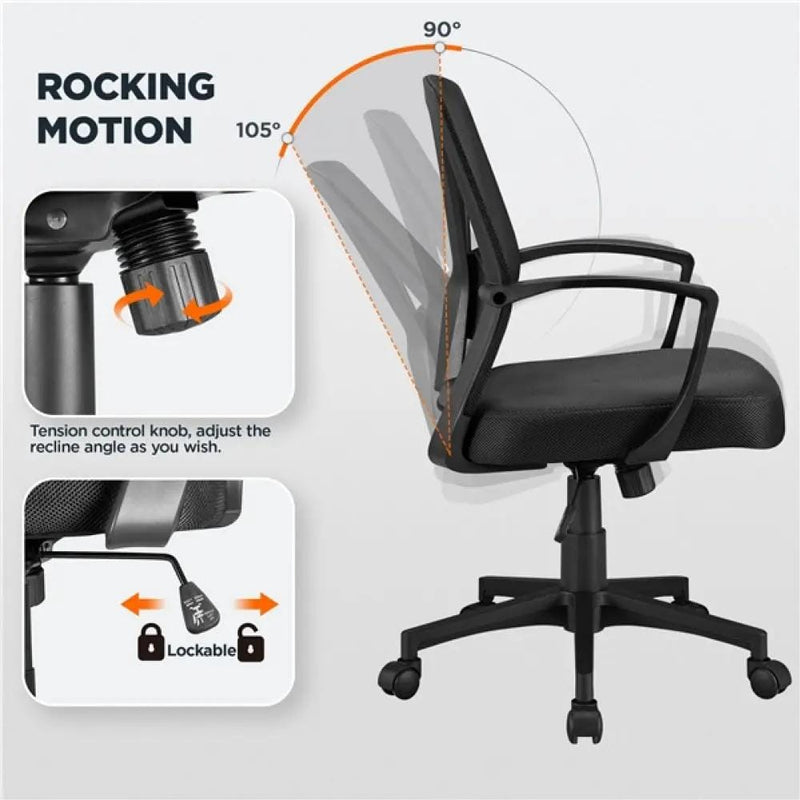 Mesh Office Chair Executive Desk Chair Adjustable Computer Chair – view 10