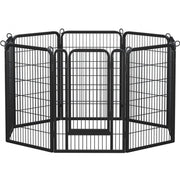 Yaheetech 8 Panels Dog Playpen 100cm Tall Dog Pen Dog Fence 8 Panels Dog Playpen 100cm Tall Dog Pen Dog Fence