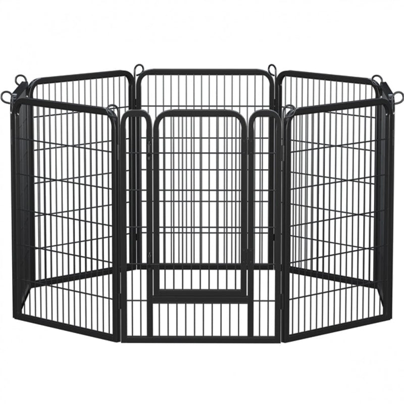 Yaheetech 8 Panels Dog Playpen 100cm Tall Dog Pen Dog Fence 8 Panels Dog Playpen 100cm Tall Dog Pen Dog Fence