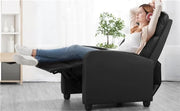 Yaheetech 1 pair PU Leather Recliner Chairs 1 pair PU Leather Recliner Chairs