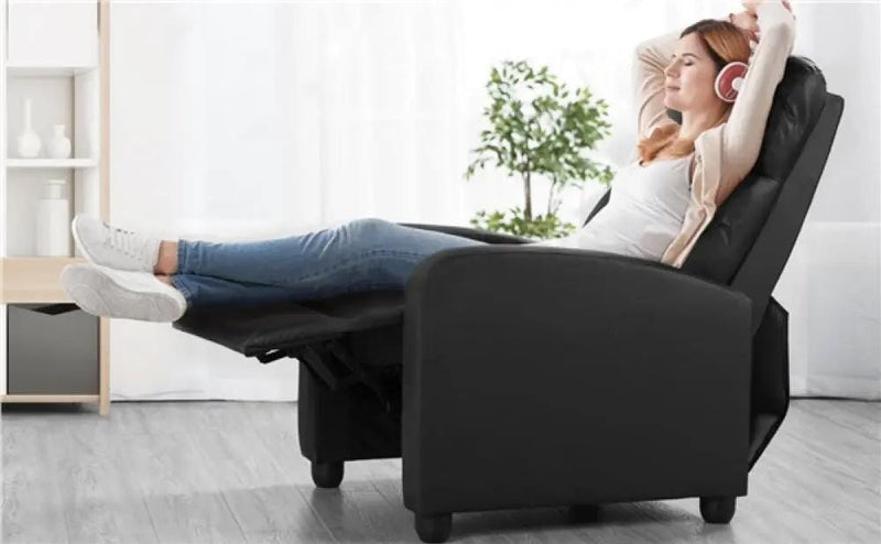 Yaheetech 1 pair PU Leather Recliner Chairs 1 pair PU Leather Recliner Chairs