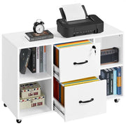 Yaheetech Vintage File Cabinet Mobile Letter Size File Cabinet Vintage File Cabinet Mobile Letter Size File Cabinet