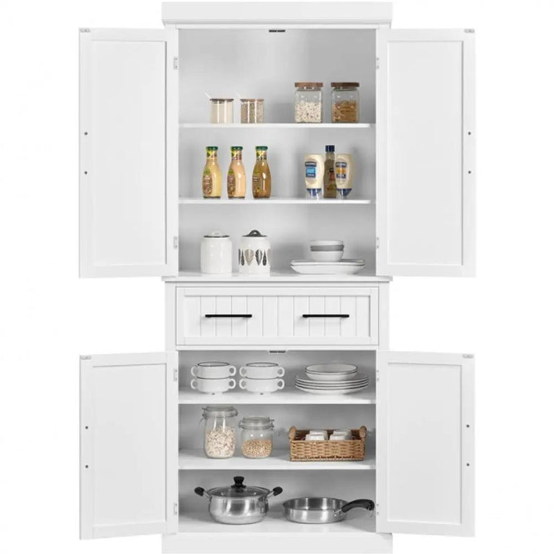 Yaheetech Tall Pantry Cupboard Kitchen Pantry Cabinet Freestanding Storage Cabinet Tall Pantry Cupboard Kitchen Pantry Cabinet Freestanding Storage Cabinet