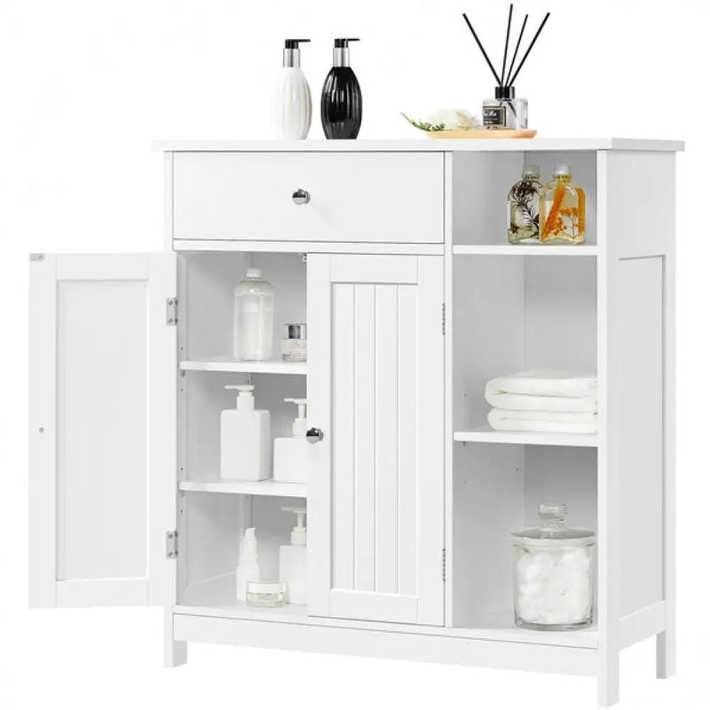 Yaheetech Large Bathroom Floor Cabinet Large Bathroom Floor Cabinet