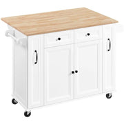 Yaheetech Kitchen Trolley with Drop-Leaf Breakfast Bar Kitchen Trolley with Drop-Leaf Breakfast Bar