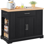 Yaheetech Rolling Kitchen Island Kitchen Trolley Rolling Kitchen Island Kitchen Trolley