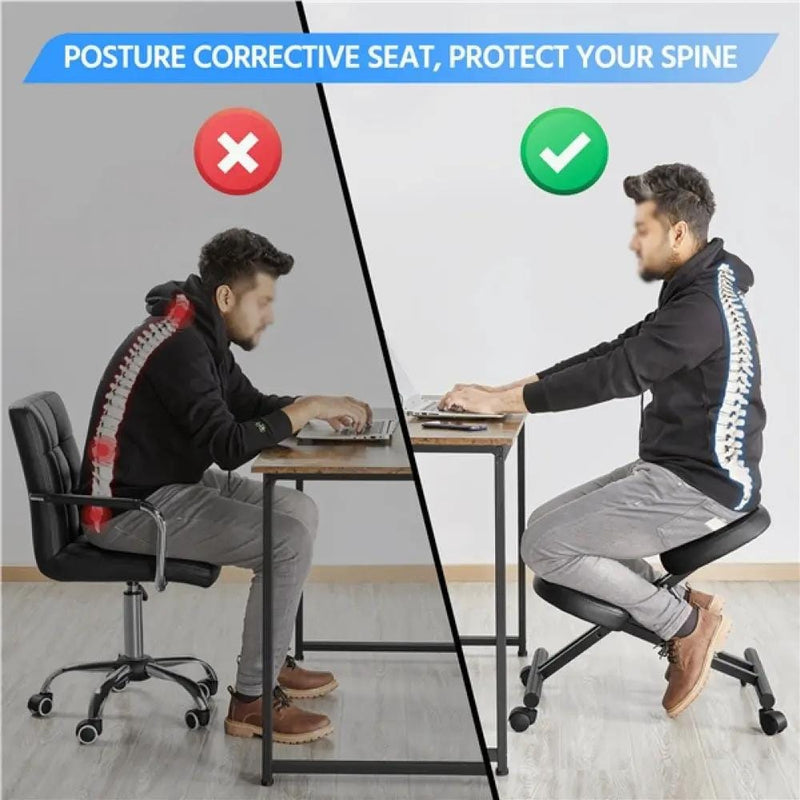 Ergonomic Kneeling Chair Adjustable Knee Stool for Home Office – view 7