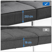 Yaheetech Extra Large Sofa Convertible Futon Sofa Bed Extra Large Sofa Convertible Futon Sofa Bed