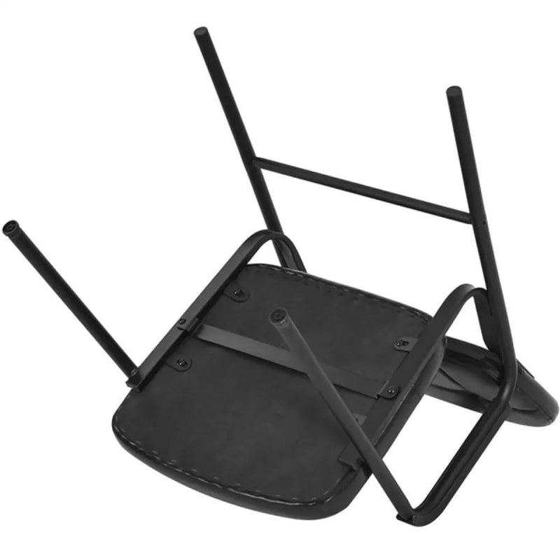 Yaheetech 2pcs Office Reception Chairs Faux Leather Guest Chairs 2pcs Office Reception Chairs Faux Leather Guest Chairs