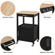 Yaheetech Rolling Kitchen Cart Kitchen Trolley  for Dining Room Rolling Kitchen Cart Kitchen Trolley  for Dining Room